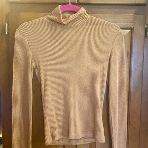 Urban Outfitters Layering Orange Turtleneck Size Small